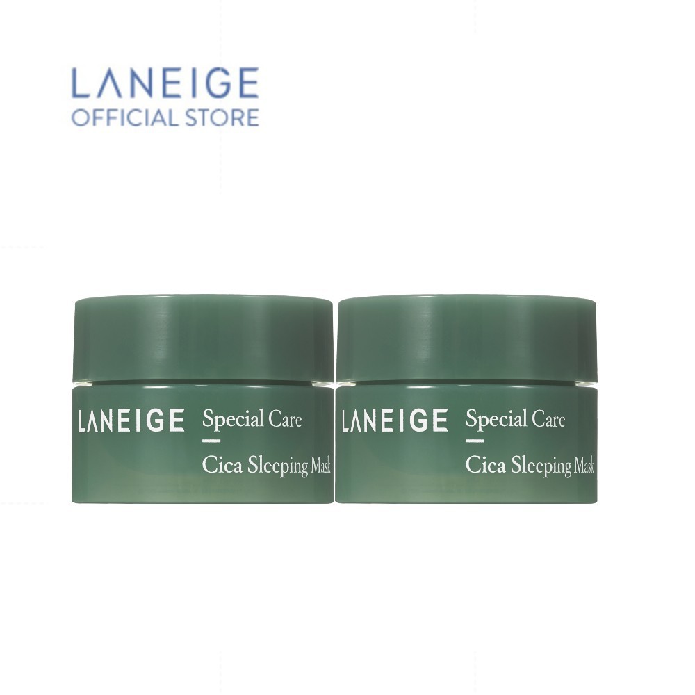 [HB GIFT] Bộ 2 Mặt nạ ngủ dưỡng ẩm LANEIGE Cica Sleeping Mask 10MLx2